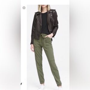 Olive green tencel  joggers